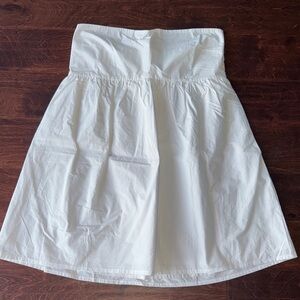 Chic Strapless White Dress